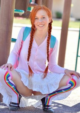 Red-haired babe, Dolly Little with