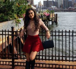 Chinese model Amna in New York, This..